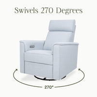 Monogram by Namesake Willa Plus Power Glider Recliner + Power Headrest