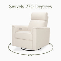 Monogram by Namesake Willa Plus Power Glider Recliner + Power Headrest
