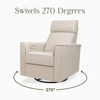 Monogram by Namesake Willa Plus Power Glider Recliner + Power Headrest