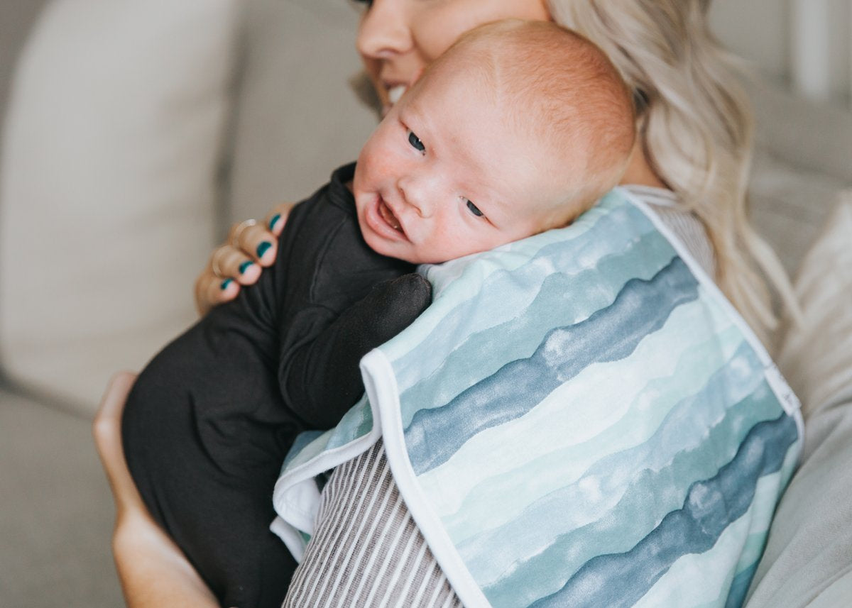 Copper Pearl Premium Burp Cloths - Kai