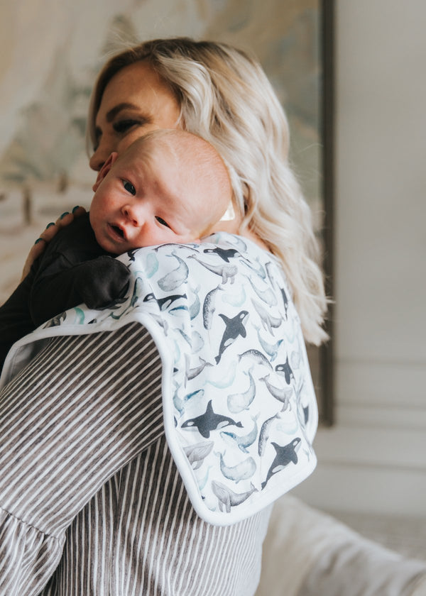 Copper Pearl Premium Burp Cloths - Kai