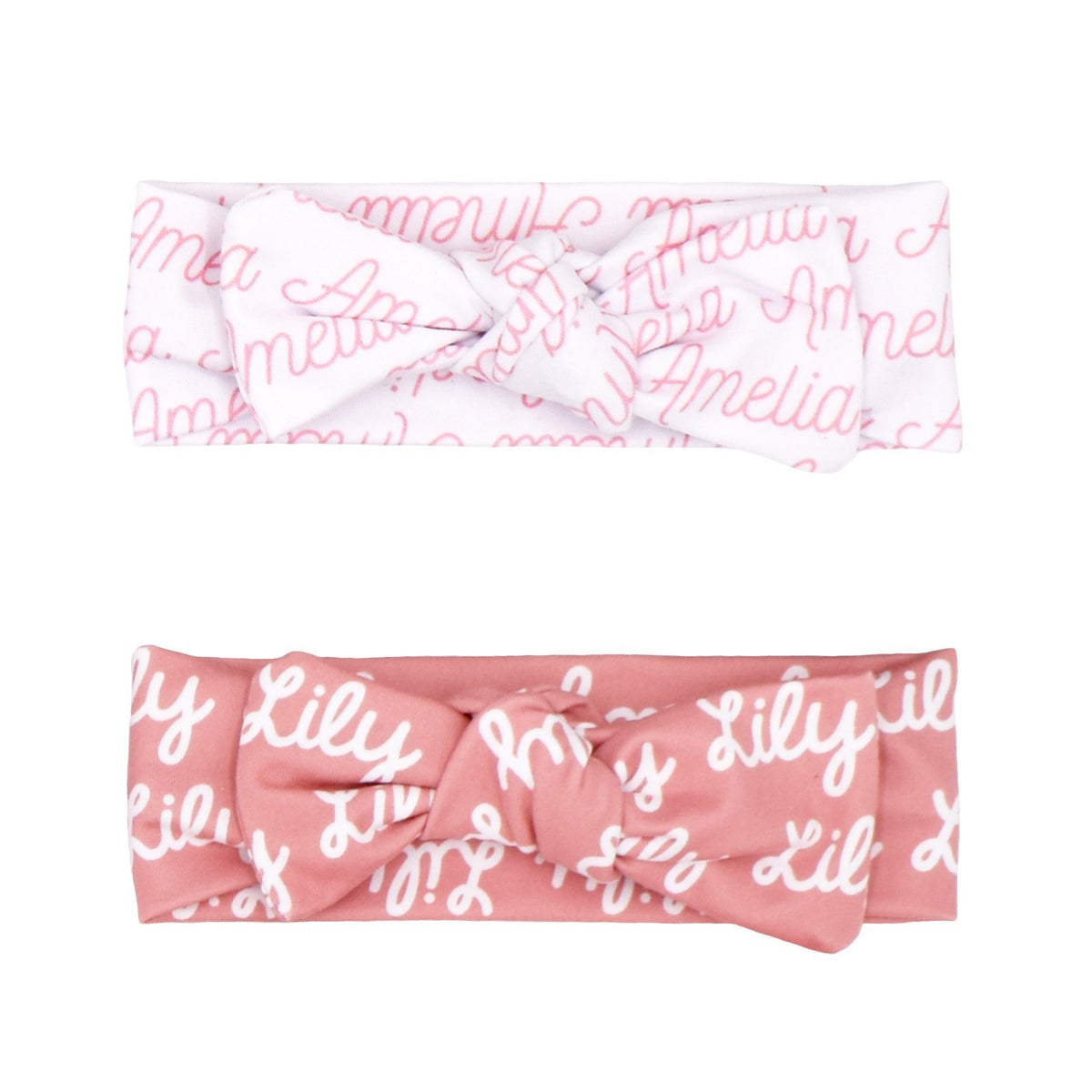 Sugar + Maple Bow  - Repeating Name