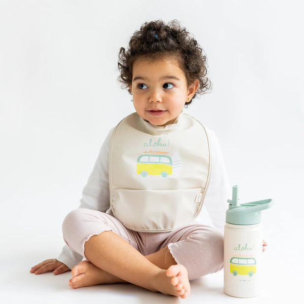 Saro Water Proof Bib- Aloha!