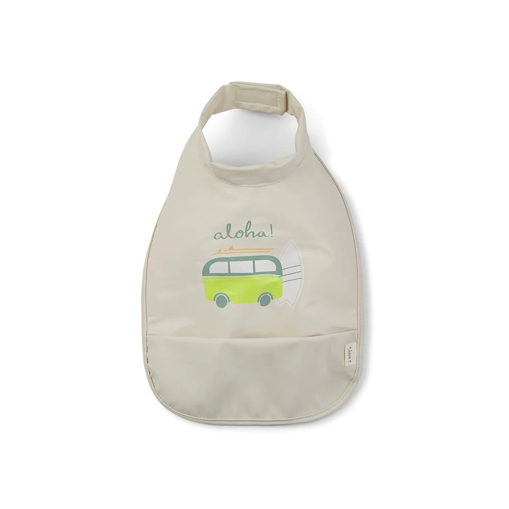 Saro Water Proof Bib- Aloha!