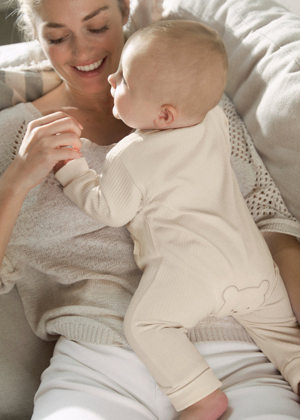 Mayoral Newborn One-Piece with Bear Design