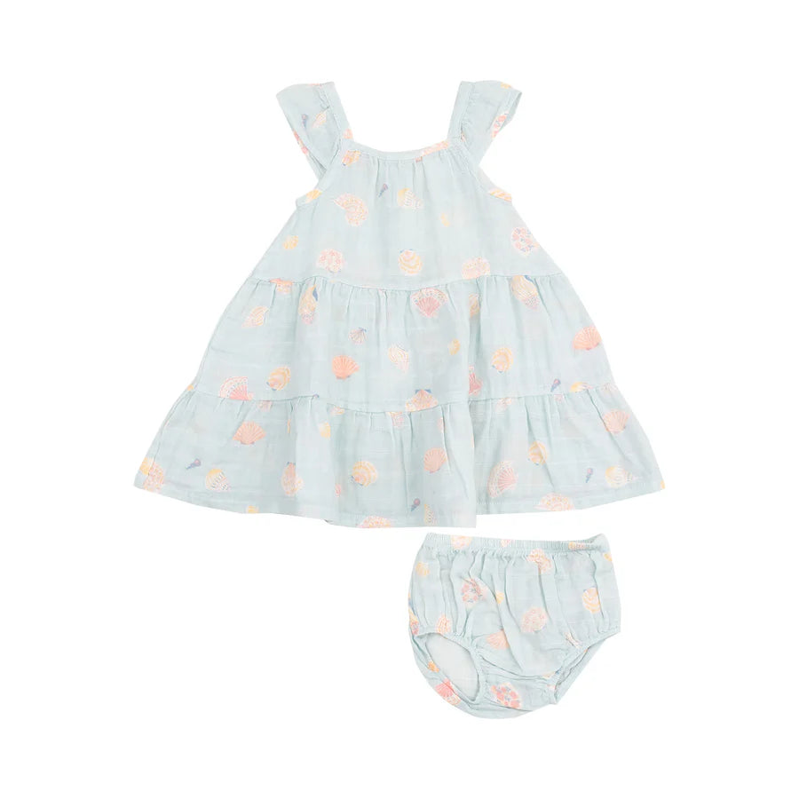 Angel Dear Twirly Sundress - Pretty Seashells