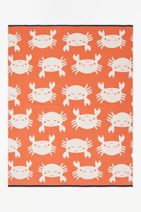 Batela Cotton blanket with crabs