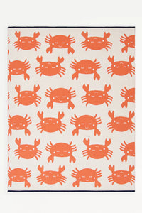 Batela Cotton blanket with crabs