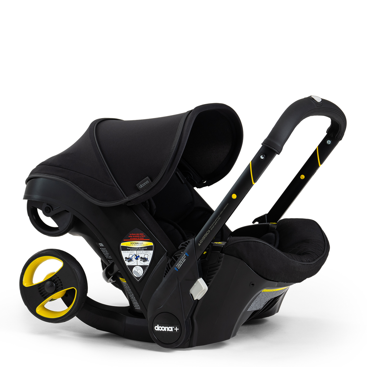 Doona Infant Car Seat Stroller + Essentials Bag | Midnight Special Edition
