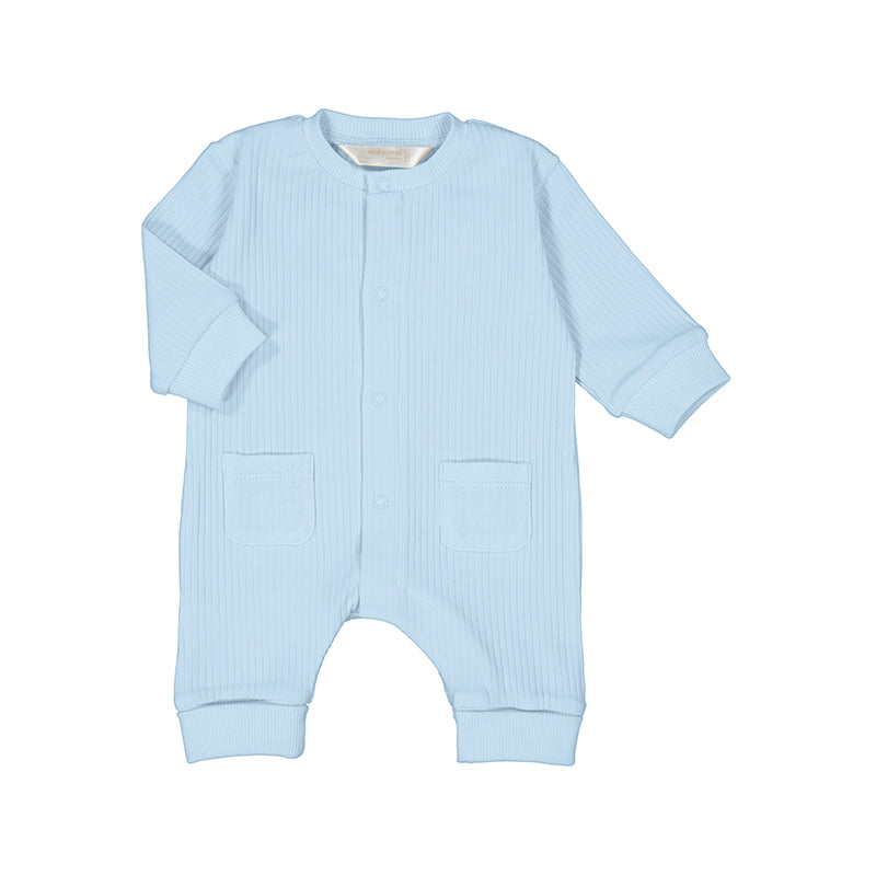 Mayoral One piece Layette with Bear on Bottom