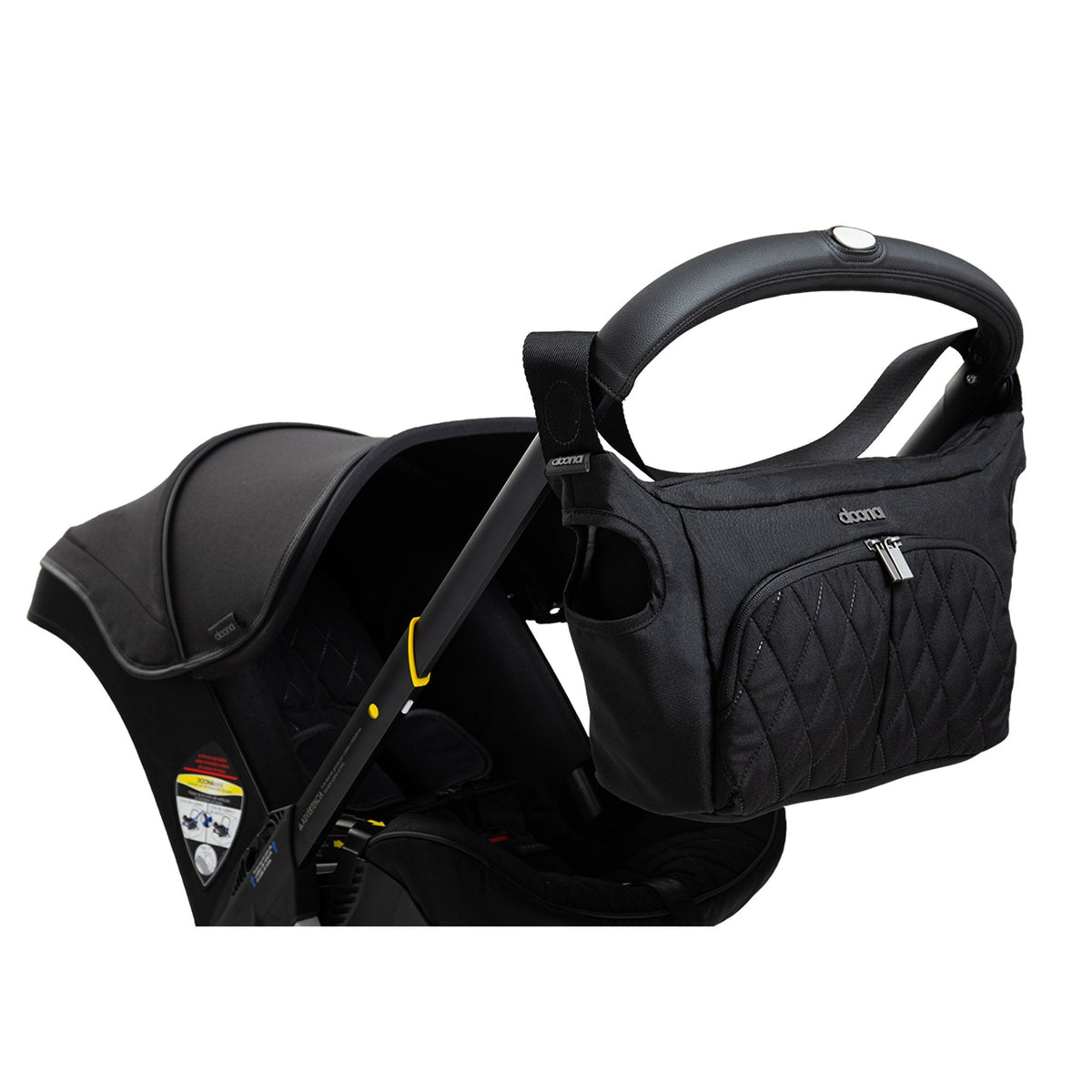 Doona Infant Car Seat Stroller + Essentials Bag | Midnight Special Edition