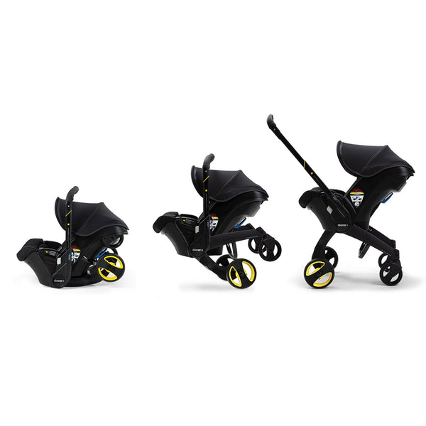 Doona Infant Car Seat Stroller + Essentials Bag | Midnight Special Edition