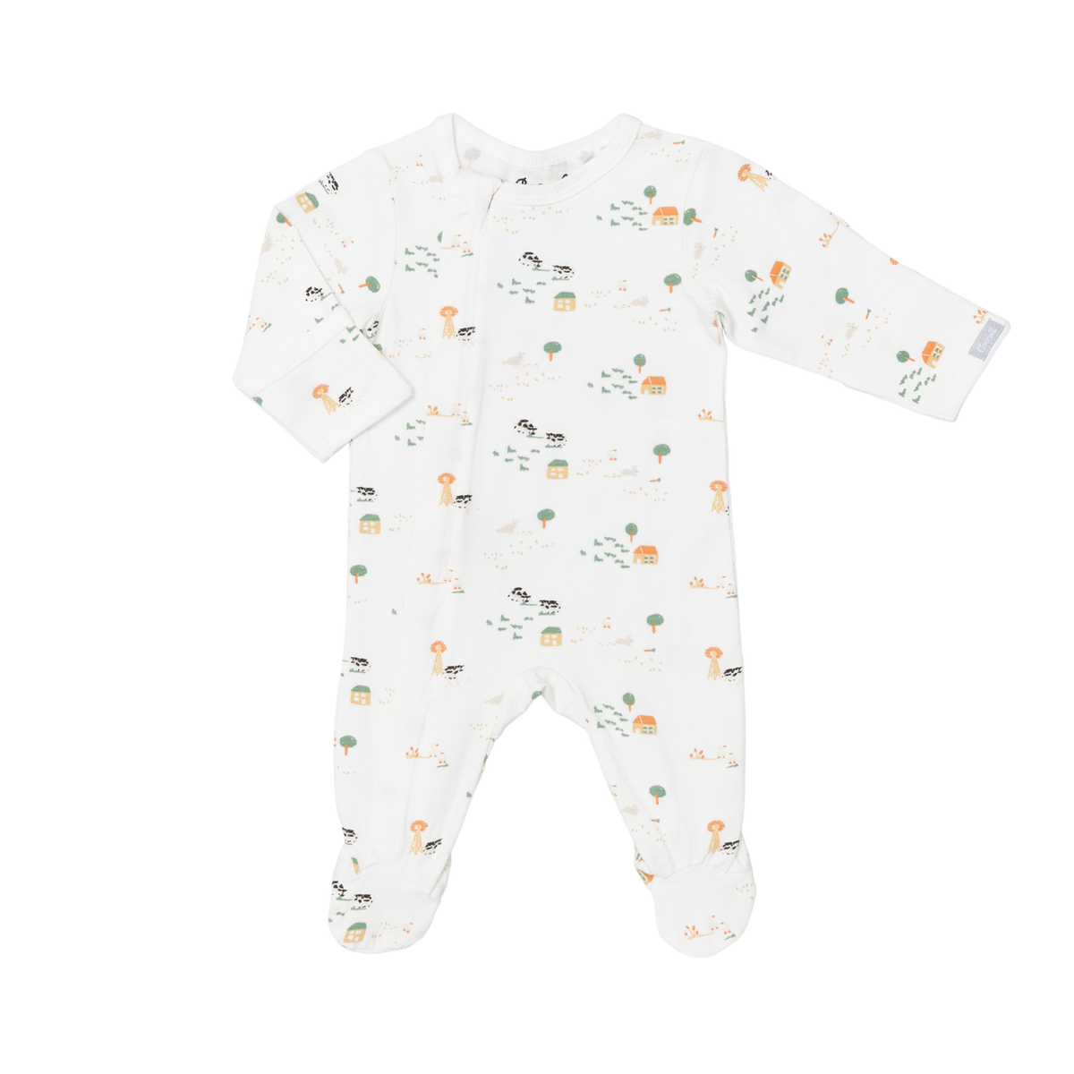 Coccoli Infant/Kid Boy Modal Zipper Footie