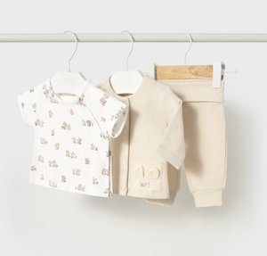 Mayoral Newborn Tracksuit with Printed T-Shirt- Ceramic or Sky Blue