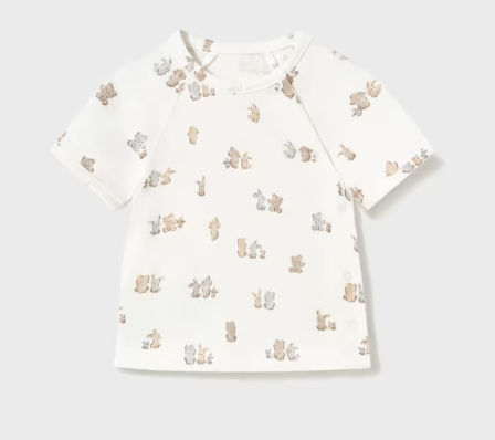 Mayoral Newborn Tracksuit with Printed T-Shirt- Ceramic or Sky Blue