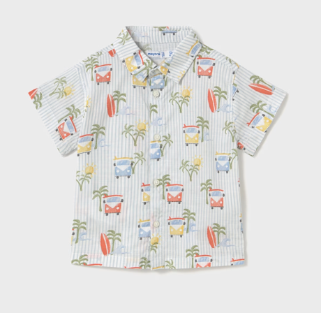 Mayoral Baby Surfboard Printed Shirt