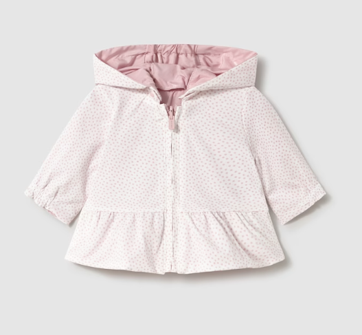 Mayoral Reversible Windbreaker- Baby Pink