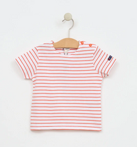Batela Baby’s Short Sleeve Nautical Stripe Cotton T-shirt