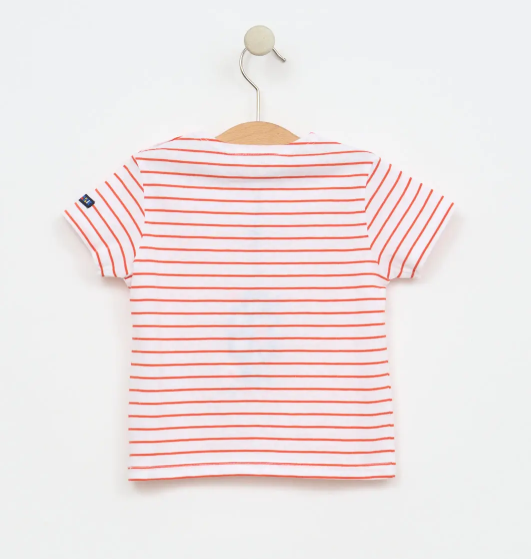 Batela Baby’s Short Sleeve Nautical Stripe Cotton T-shirt