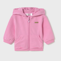 Mayoral Baby Hoodie with Zipper and Ears