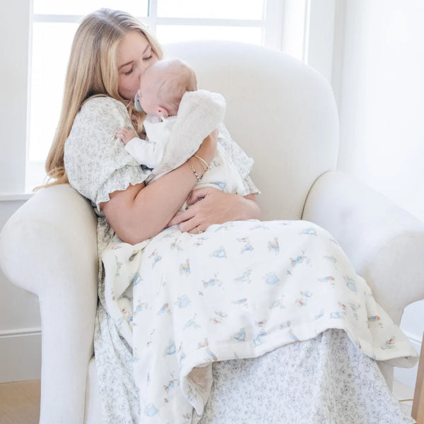 Saranoni Peter Rabbitt Muslin/Lush Blanket Girl or Boy Version