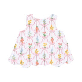 Angel Dear Scallop Open Back Top and Bloomer