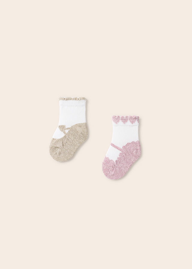 Mayoral 2-Pack Newborn Girl Socks