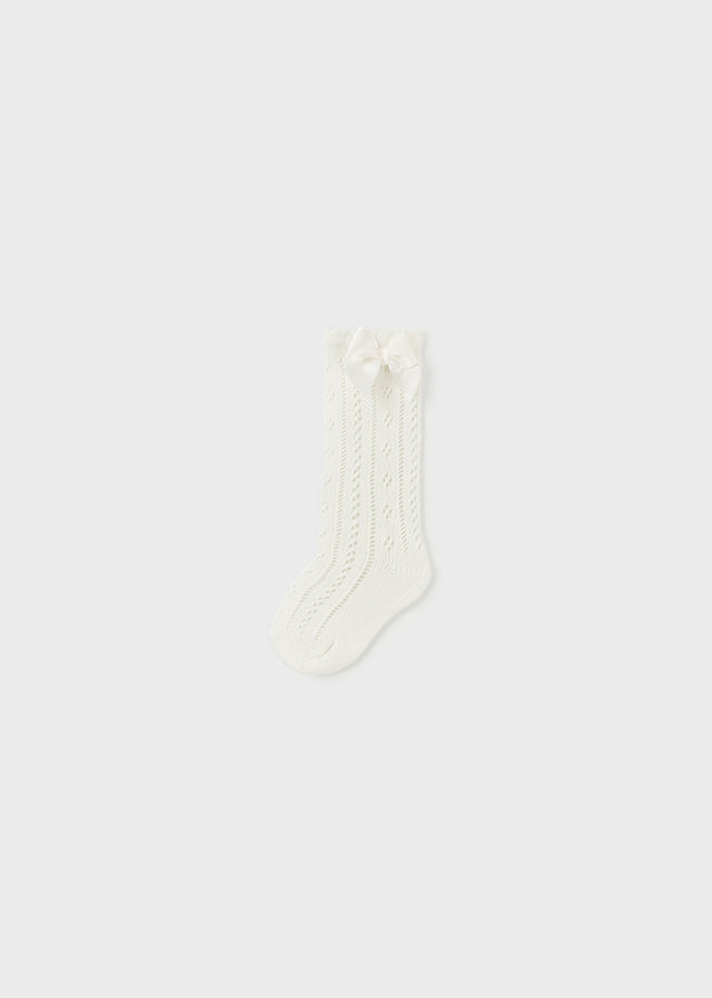 Mayoral Mid-Length Sock | Natural