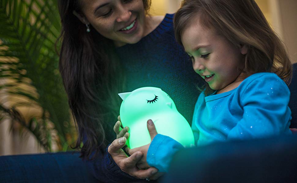 LumiPets LED Nightlight with Remote - Owl