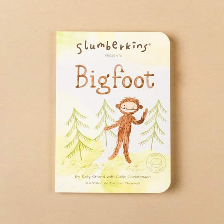 Slumberkins Bigfoot Snuggler and Book Set- Self-Esteem Collection