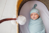 Copper Pearl Knit Swaddle Blanket - Sonny