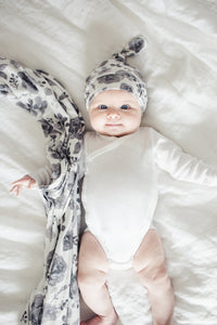 Copper Pearl Knit Swaddle Blanket - Rowan