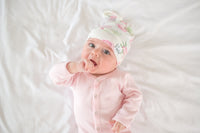 Copper Pearl Top Knot Hat - Grace