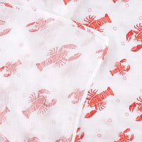 Little Hometown Heads and Tails Baby Muslin Swaddle Receiving Blanket