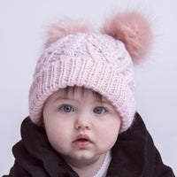 Huggalugs Fluffer Cableknit Hat