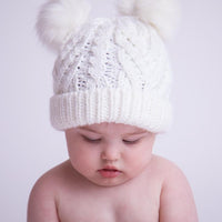 Huggalugs Fluffer Cableknit Hat