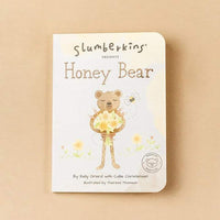 Slumberkins Honey Bear Snuggler and Book Set- Gratitude Collection