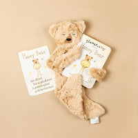 Slumberkins Honey Bear Snuggler and Book Set- Gratitude Collection