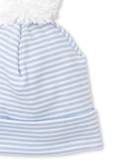 Kissy Kissy Classic Rib Hat - Blue Stripe