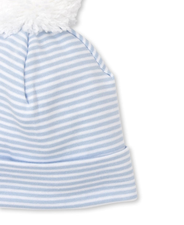Kissy Kissy Classic Rib Hat - Blue Stripe