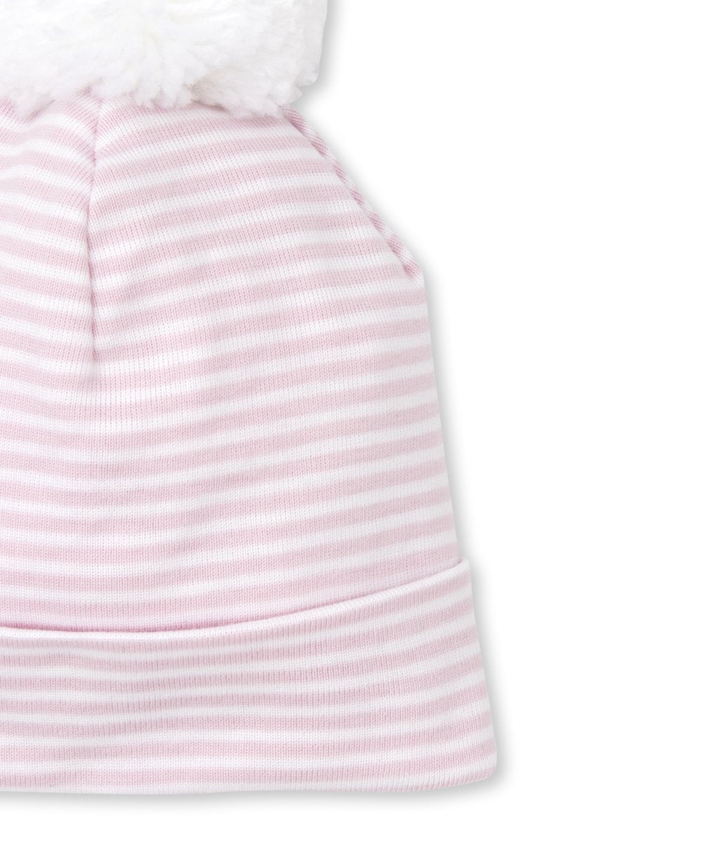 Kissy Kissy Classic Rib Hat - Pink Stripe