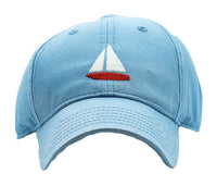 Harding Lane Kids Sailboat On Faded Chambray Hat