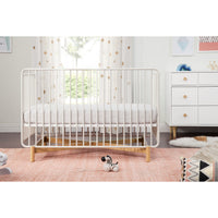 Babyletto Bixby 3-in-1 Convertible Metal Crib with Toddler Bed Conversion Kit