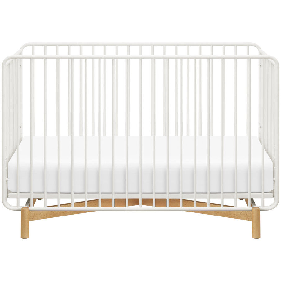 Babyletto Bixby 3-in-1 Convertible Metal Crib with Toddler Bed Conversion Kit