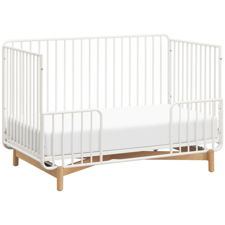 Babyletto Bixby 3-in-1 Convertible Metal Crib with Toddler Bed Conversion Kit