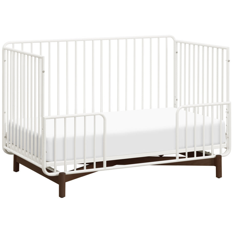 Babyletto Bixby 3-in-1 Convertible Metal Crib with Toddler Bed Conversion Kit