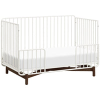 Babyletto Bixby 3-in-1 Convertible Metal Crib with Toddler Bed Conversion Kit