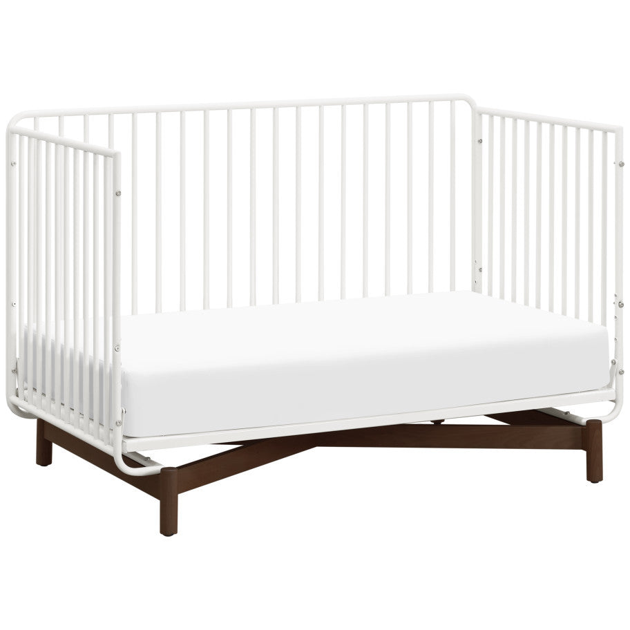 Babyletto Bixby 3-in-1 Convertible Metal Crib with Toddler Bed Conversion Kit