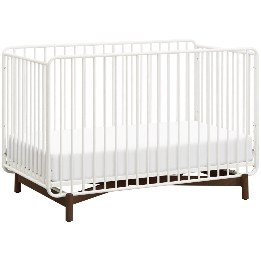 Babyletto Bixby 3-in-1 Convertible Metal Crib with Toddler Bed Conversion Kit