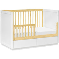 Babyletto Bento 3-in-1 Convertible Storage Crib with Toddler Bed Conversion Kit